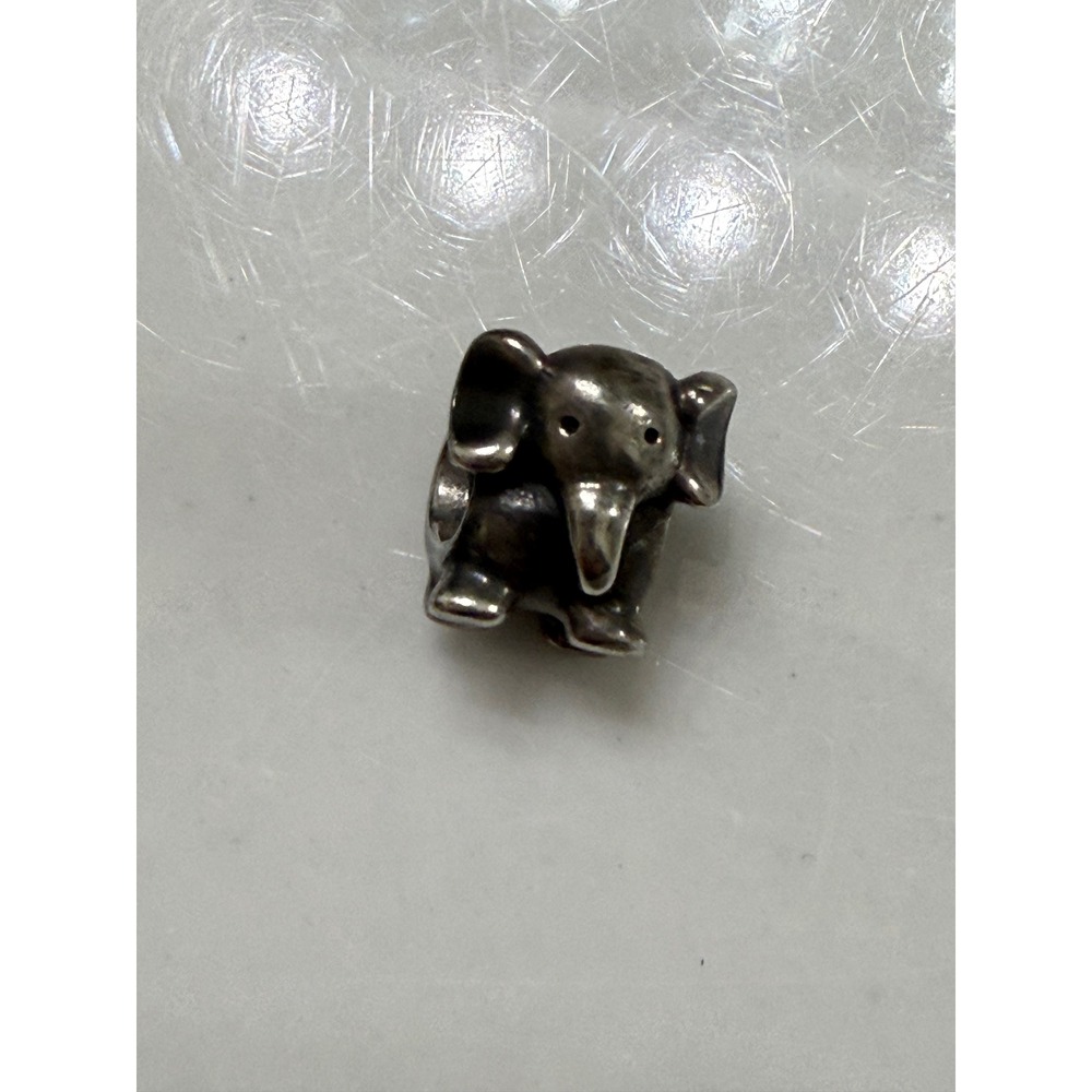 Pandora 790480 Retired Lucky Elephant Charm 925 ALE Sterling Silver Vintage